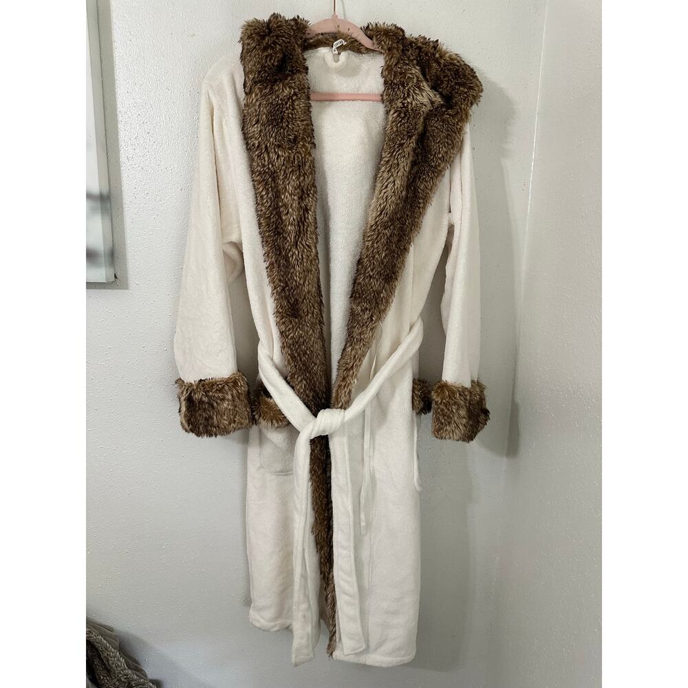 Pottery Barn Classic Hooded Luxury robe size L